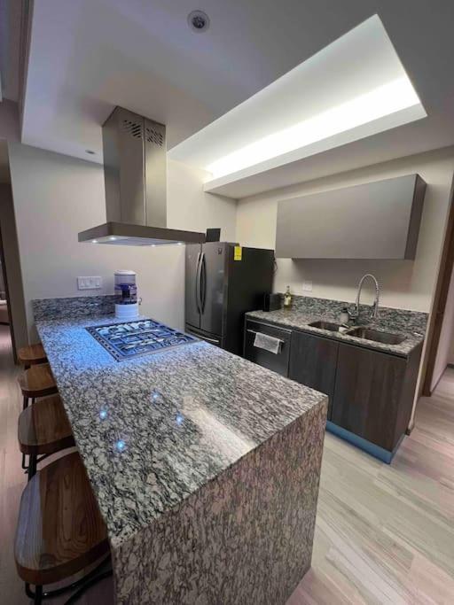 Апартаменты Mar Del Rio - Torre Peninsula - Playa Privada Кончаль Экстерьер фото